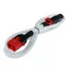 ACT barošanas vads C13 IEC Lock+ – C14 IEC Lock Dual Locking balts 0,5 m, PC3606