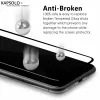 Rūdīta stikla ekrāna aizsargs Kapsolo iPhone 13 / iPhone 14 Max — izliekts 9H, der līdz 15,5 cm (6,1 collu)