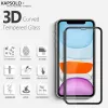 Rūdīta stikla ekrāna aizsargs Kapsolo iPhone 13 / iPhone 14 Max — izliekts 9H, der līdz 15,5 cm (6,1 collu)