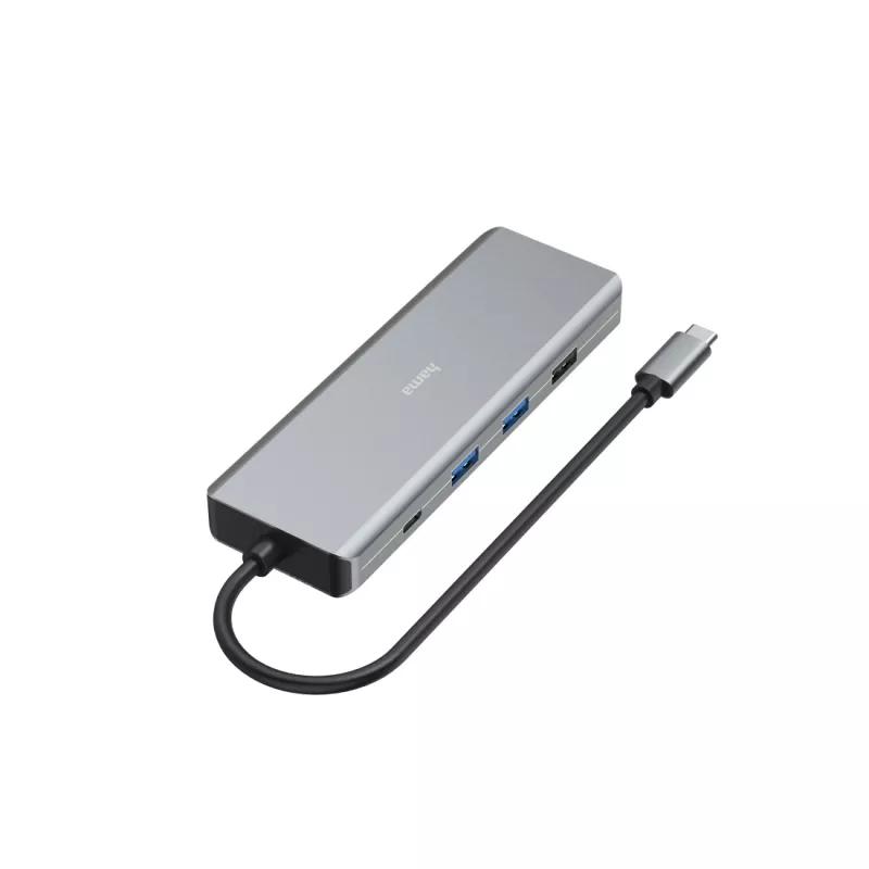 Hama CONNECT2Media USB-C centrmezgls 5000 Mbit/s Antracīts