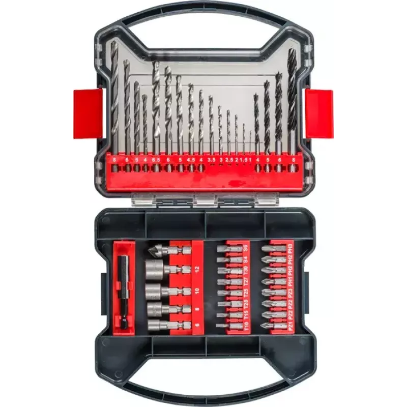 Screwdriver Bit Set KWB 109104 41 gab. Phillips Pozidriv Torx