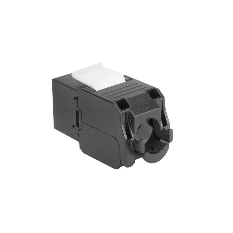 ACT Keystone Jack RJ45 CAT6 Neekranēts bezinstrumenta ar aizsargvāciņu, melns