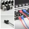 ACT Keystone Jack RJ45 CAT6 Neekranēts bezinstrumenta ar aizsargvāciņu, melns