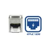ACT Keystone Jack RJ45 CAT6 Ekranēts Bezinstrumentu ar Aizvaru Sudrabbalts