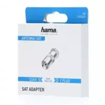 Hama 00205222 koaksiālais savienotājs F-veida 1 gab.