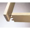 Koka apaļie dībeļi KWB 028010, diametrs 1 cm, cietkoksnes dībeļu stieņi