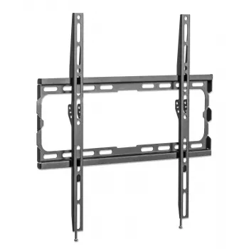 Manhattan fiksētais sienas stiprinājums TV un monitoriem, 32-55 collām, VESA 200x200-400x400mm, līdz 40kg, melns