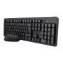 Trust TKM-360 bezvadu tastatūra un pele komplektā, RF, QWERTZ, melna