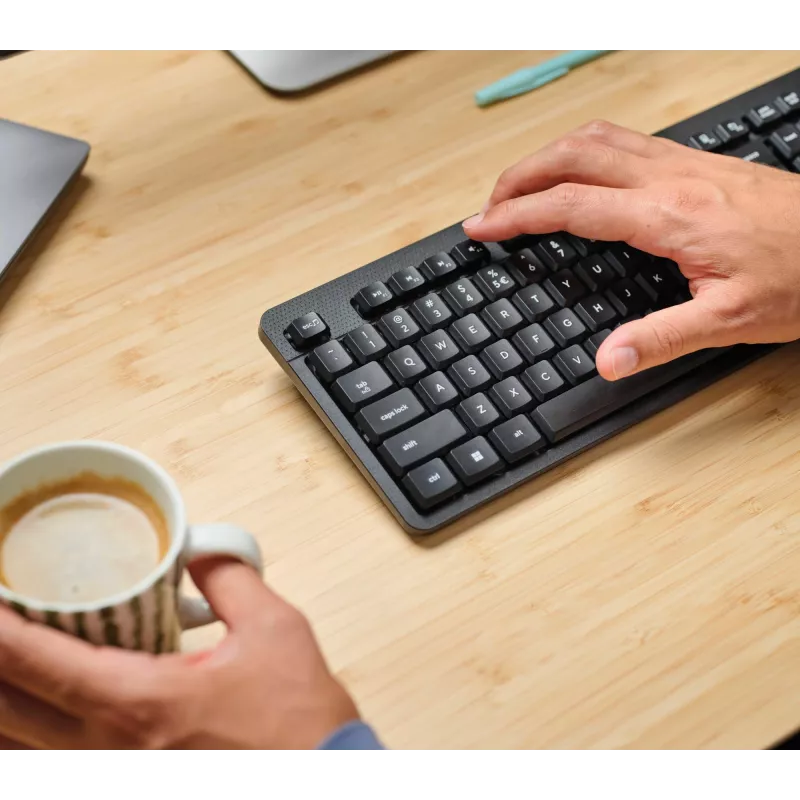 Trust TKM-360 bezvadu tastatūra un pele komplektā, RF, QWERTZ, melna