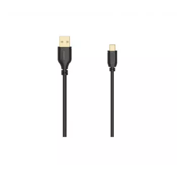Hama 00074262 USB 2.0 kabelis 0,75 m USB A — Mini-USB B Melns