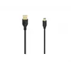 Hama 00074262 USB 2.0 kabelis 0,75 m USB A — Mini-USB B Melns
