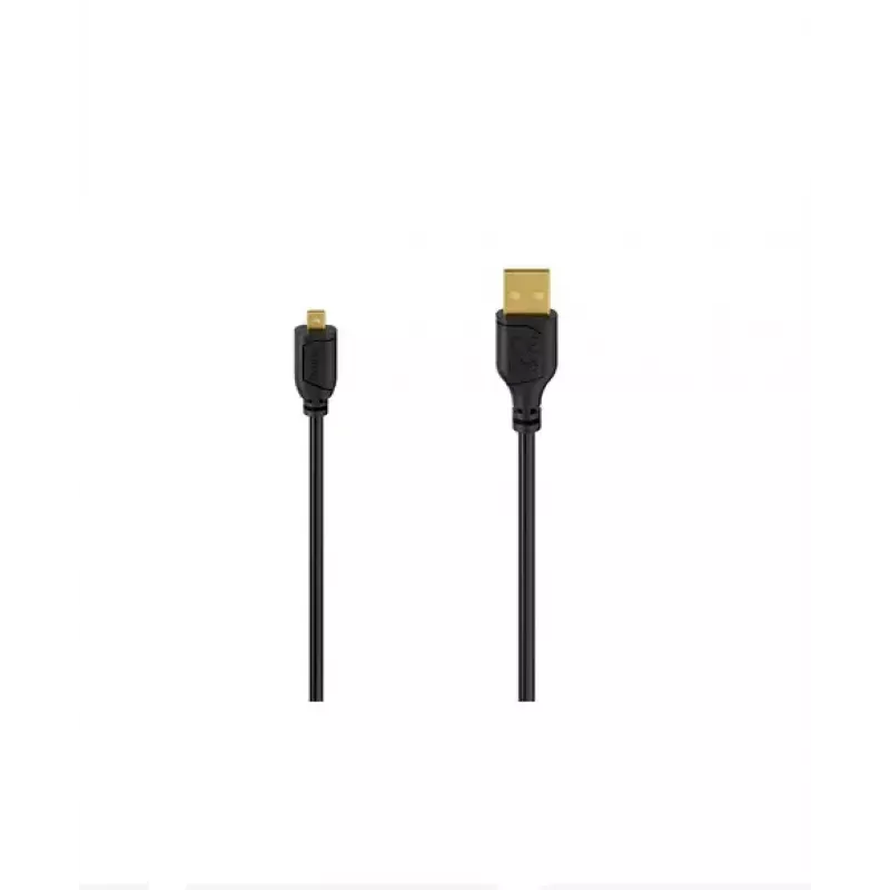 Hama 00074263 USB 2.0 kabelis 0,75 m Mini-USB B — USB A