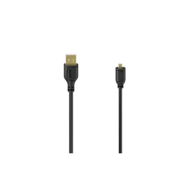 Hama 00074263 USB 2.0 kabelis 0,75 m Mini-USB B — USB A