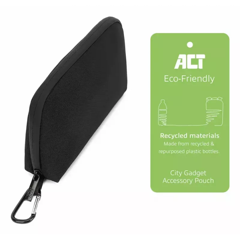 ACT City Accessory Travel Organizer AC8501 – ceļojumu organizators no pārstrādātām plastmasas pudelēm