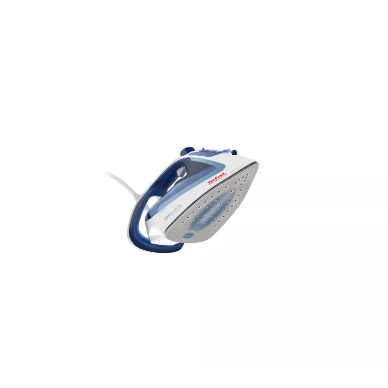 Tefal Easygliss 2 FV5736E0 gludeklis – sausā un tvaika gludināšana, Durilium Airglide zole, 2500 W, zils/balts