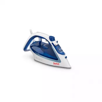 Tefal Easygliss 2 FV5736E0 gludeklis – sausā un tvaika gludināšana, Durilium Airglide zole, 2500 W, zils/balts