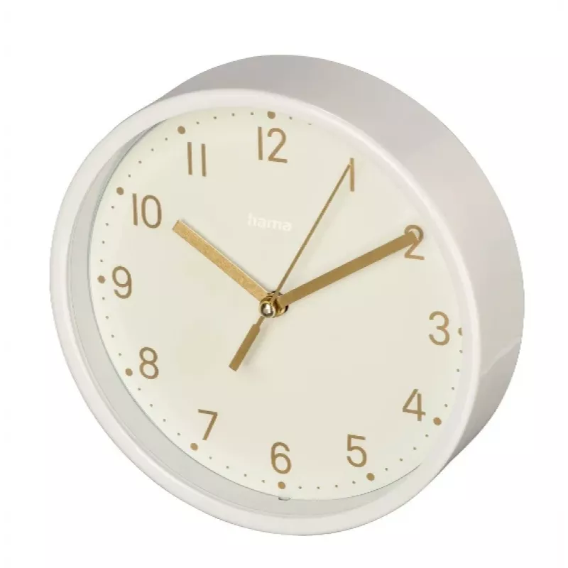 Hama 00185869 sienas/galda pulkstenis Analogais apaļš Balts
