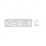 Hama WKM-550 bezvadu tastatūras un peles komplekts RF + Bluetooth, QWERTZ, pelēks/balts