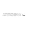 Hama WKM-550 bezvadu tastatūras un peles komplekts RF + Bluetooth, QWERTZ, pelēks/balts