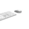 Hama WKM-550 bezvadu tastatūras un peles komplekts RF + Bluetooth, QWERTZ, pelēks/balts