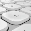 Hama WKM-550 bezvadu tastatūras un peles komplekts RF + Bluetooth, QWERTZ, pelēks/balts