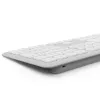 Hama WKM-550 bezvadu tastatūras un peles komplekts RF + Bluetooth, QWERTZ, pelēks/balts