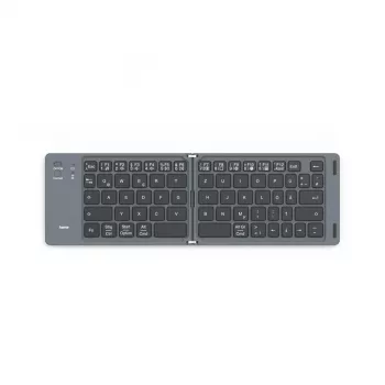 Hama Travel 450 salokāmā Bluetooth tastatūra QWERTZ vācu, melna, tumši pelēka