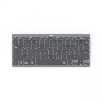 Hama Travel 400 QWERTZ Vācu Bluetooth Melns, Tumši Pelēks