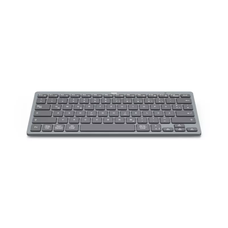 Hama Travel 400 QWERTZ Vācu Bluetooth Melns, Tumši Pelēks