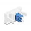 DeLOCK 90847 LC vienmodas optiskās šķiedras adapteris, 1 gab., zils/balts