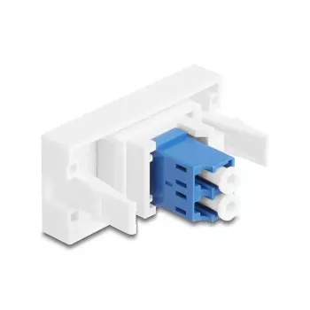 DeLOCK 90847 LC vienmodas optiskās šķiedras adapteris, 1 gab., zils/balts