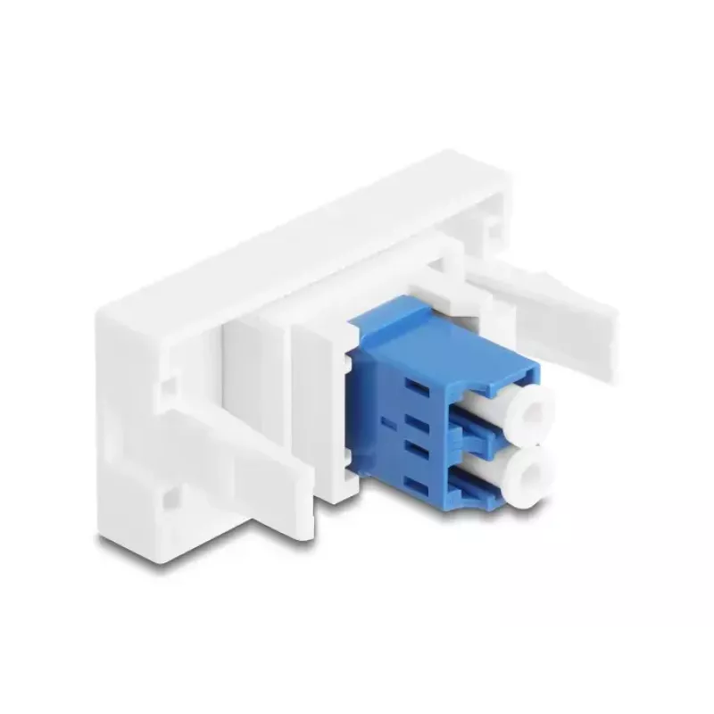 DeLOCK 90847 LC vienmodas optiskās šķiedras adapteris, 1 gab., zils/balts