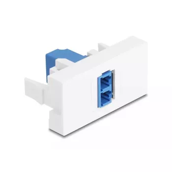 DeLOCK 90847 LC vienmodas optiskās šķiedras adapteris, 1 gab., zils/balts