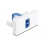 DeLOCK 90847 LC vienmodas optiskās šķiedras adapteris, 1 gab., zils/balts
