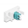 Šķiedru optikas adapteris DeLOCK 90845 LC Multi-mode 1 gab. Akvamarīna balts