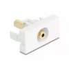 DeLOCK 90843 kontaktligzda 2 x 3,5 mm kabeļa savienotājs Balts