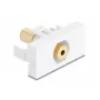 DeLOCK 90841 Kontaktligzda 2 x 3,5 mm vīriešu vīriešu balta