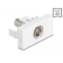 DeLOCK keystone modulis 90855 BNC BNC Balts 22,5mm 45mm 33mm
