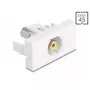 DeLOCK 90856 Keystone modulis RCA balts 22.5mm x 45mm x 33mm