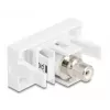 DeLOCK keystone modulis 90858, plakans balts, RCA savienotājs, 1 gab.