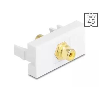 DeLOCK Keystone modulis 90859 RCA savienotājs Balts Dzeltens