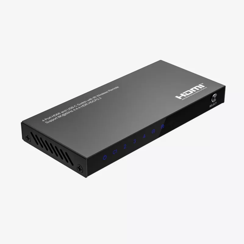 HDMI slēdzis MicroConnect MC-USBCHDMISWITCH0401-8K 8K izšķirtspēja