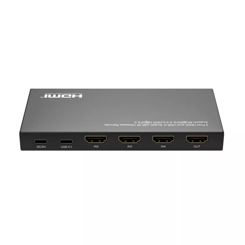 HDMI slēdzis MicroConnect MC-USBCHDMISWITCH0401-8K 8K izšķirtspēja