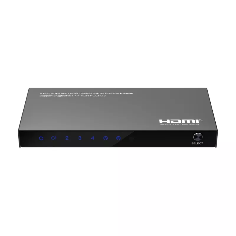 HDMI slēdzis MicroConnect MC-USBCHDMISWITCH0401-8K 8K izšķirtspēja