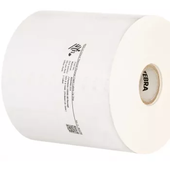Termopapīra ruļļi Zebra Z-Perform 1000D White 75,4 mm x 14,6 m