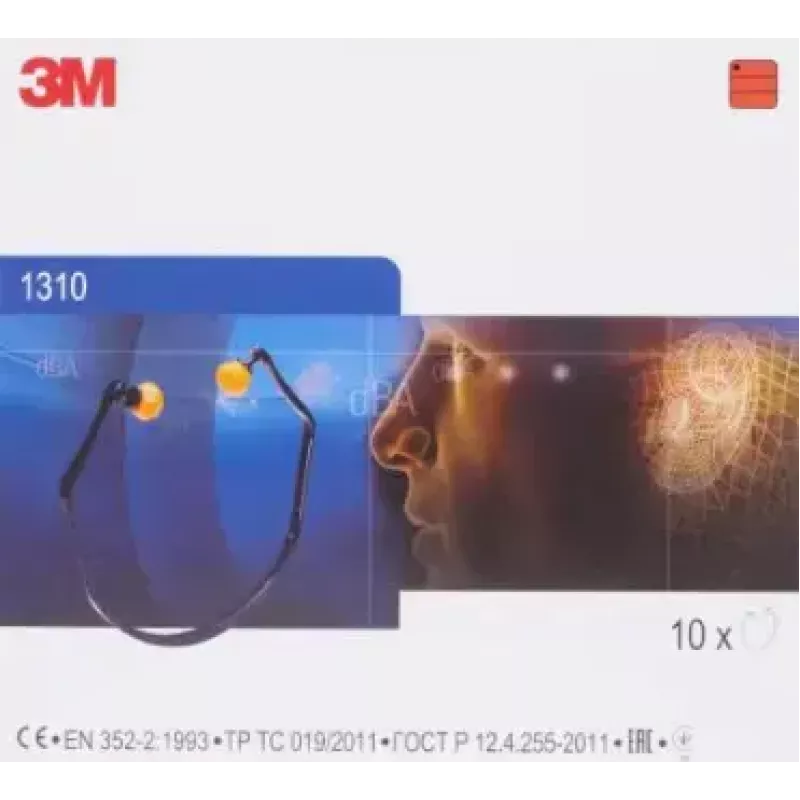 3M atkārtoti lietojami ausu aizbāžņi ar galvas saiti, 26 dB, 50 gab.