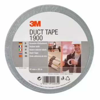 Līmlente 3M 1900S50 Sudraba sintētiskā gumija 50 m