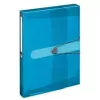 Herlitz polipropilēna (PP) zils caurspīdīgs A4 mape 11206141