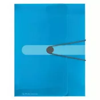 Herlitz polipropilēna (PP) zils caurspīdīgs A4 mape 11206141