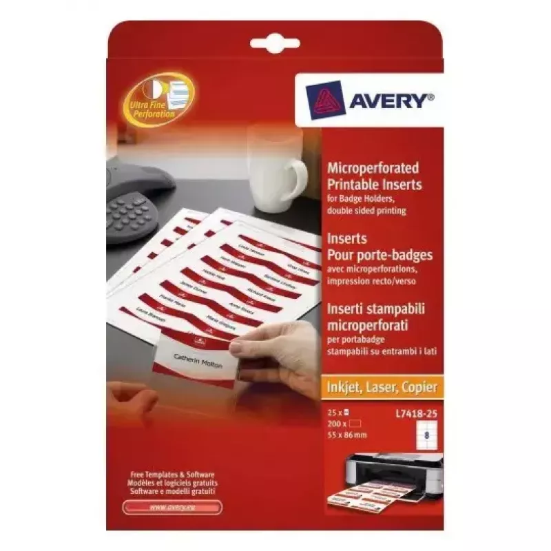 Drukāšanas papīrs A4 Avery LR7159-15